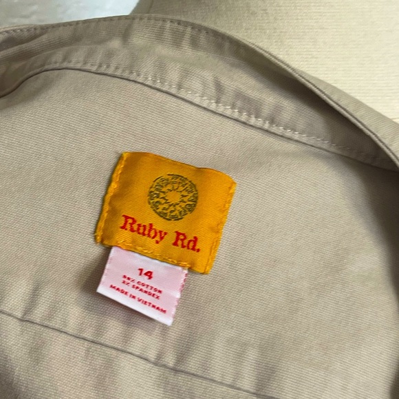 Ruby Rd. Button Down Jacket  Size 14 - Picture 4 of 5